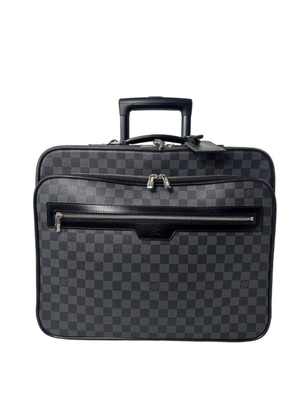 Louis Vuitton Damier Graphite Pilot Case Carry Travel Bag